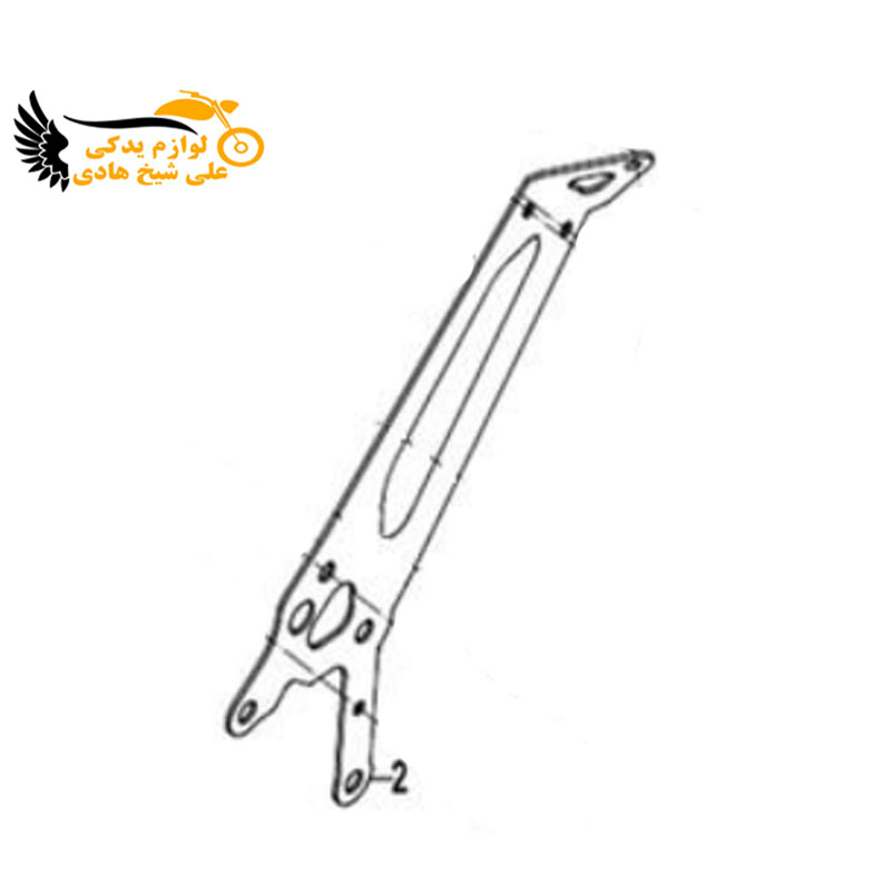 براکت جاپایی آهنی راست K249N - کی وی 250